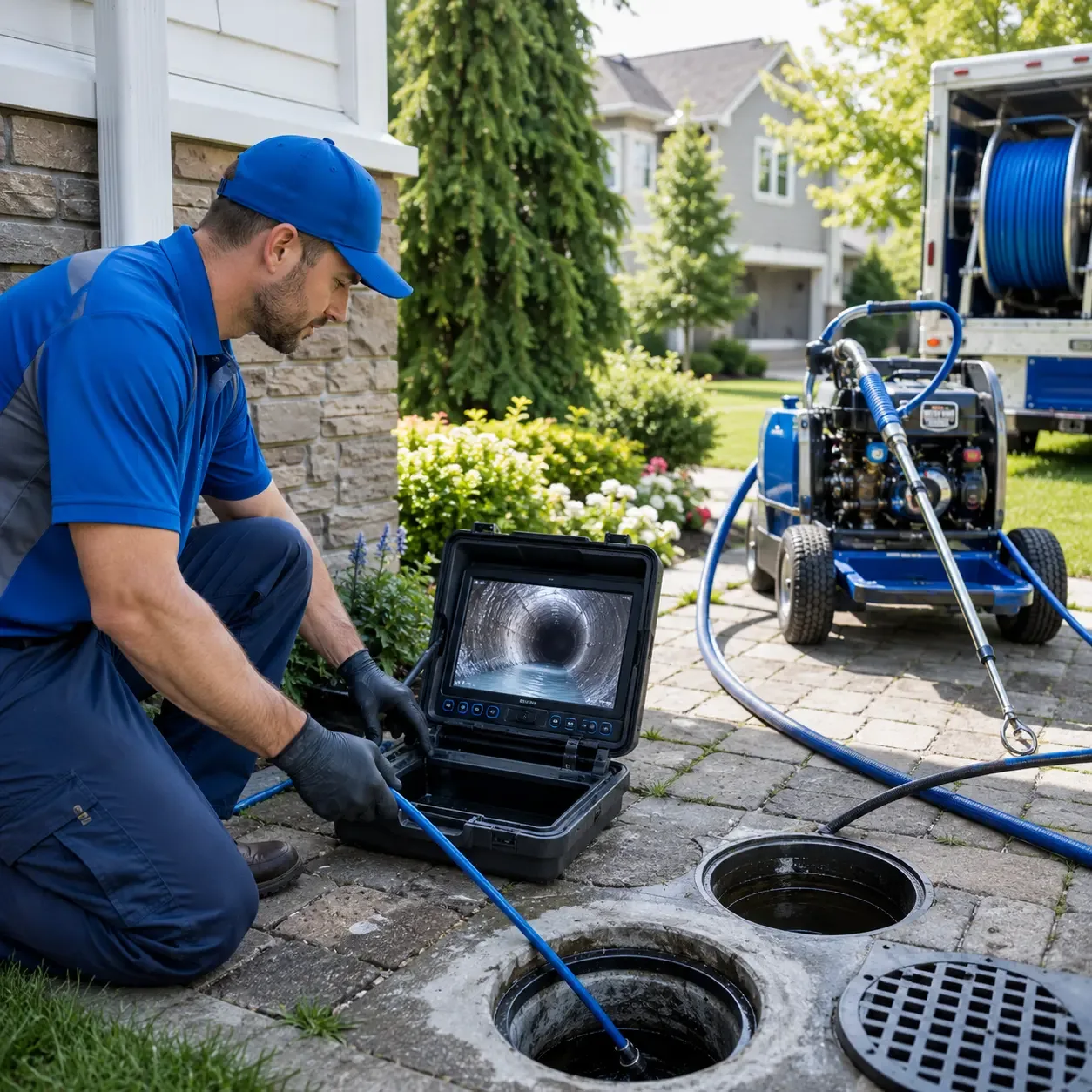 Outdoor drain cleaning professionals serving Grand Coteau, LA